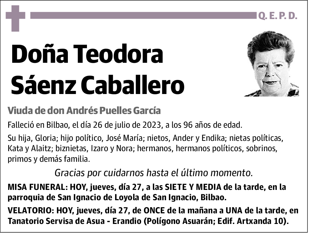 Teodora Sáenz Caballero