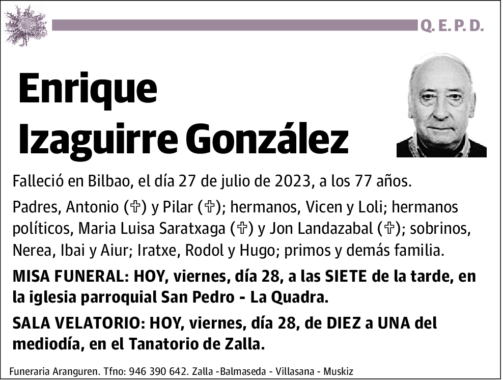 Enrique Izaguirre Gonzalez