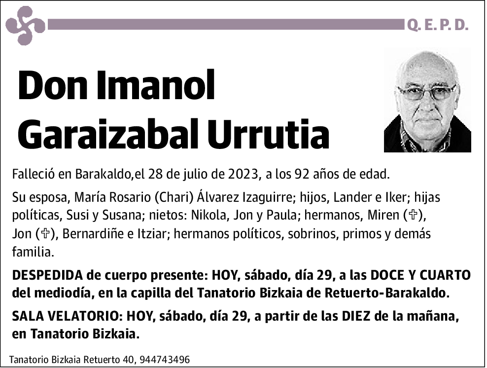 Imanol Garaizabal Urrutia