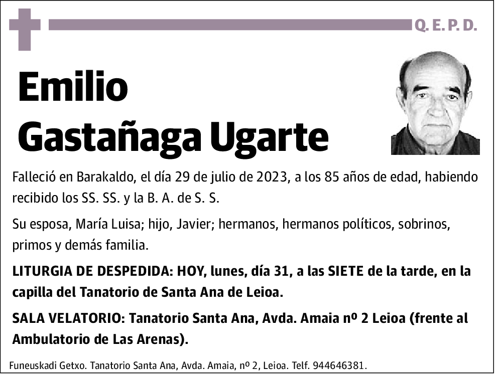 Emilio Gastañaga Ugarte