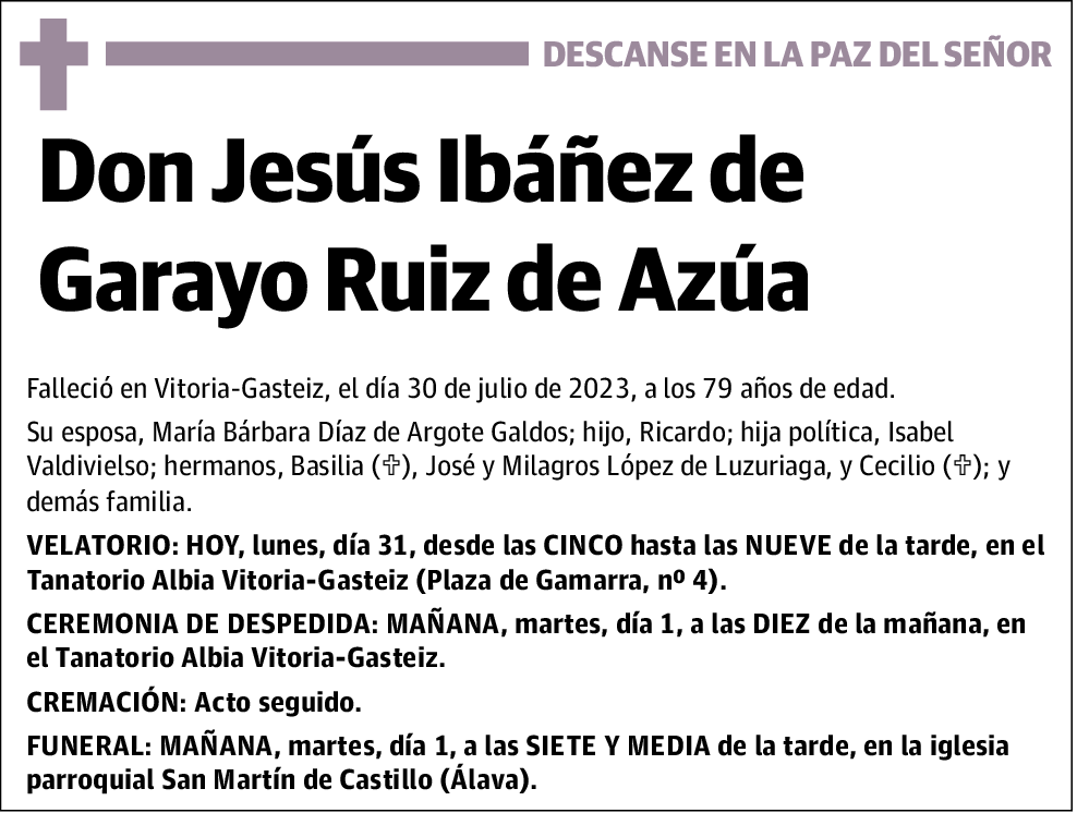 Jesús Ibáñez de Garayo Ruiz de Azúa