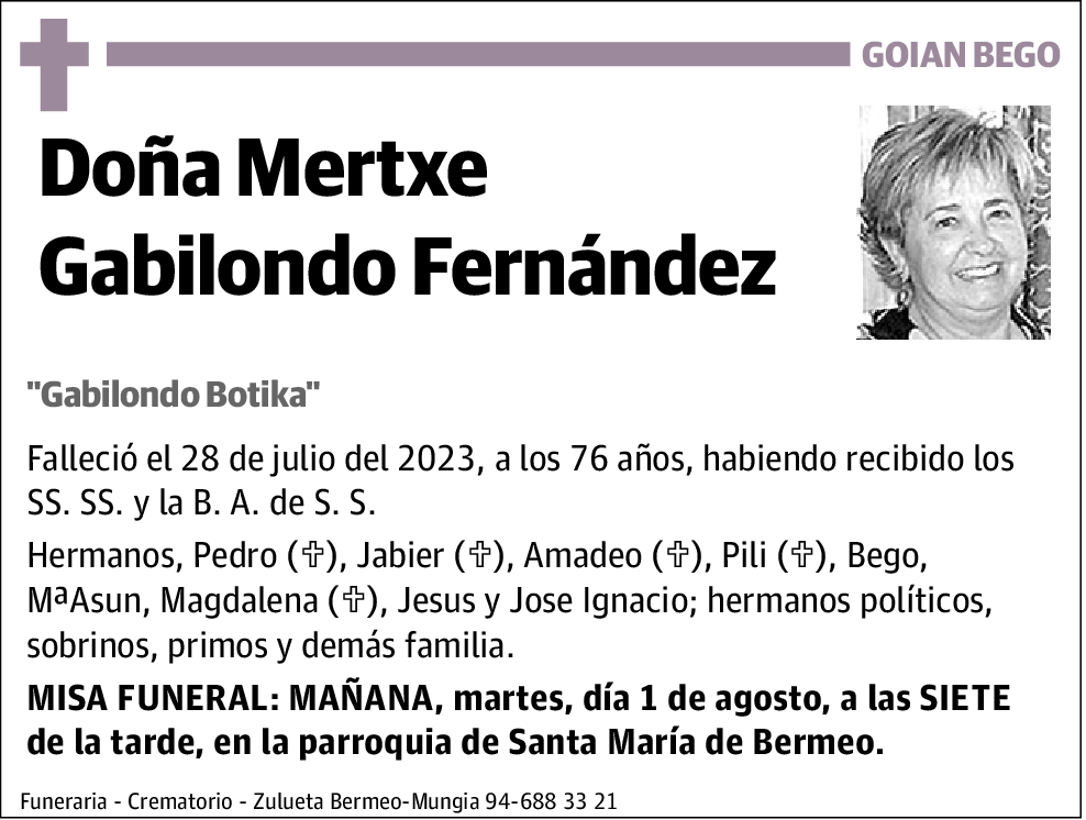 Mertxe Gabilondo Fernández