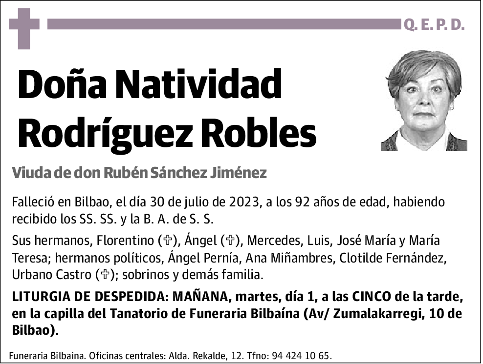 Natividad Rodríguez Robles