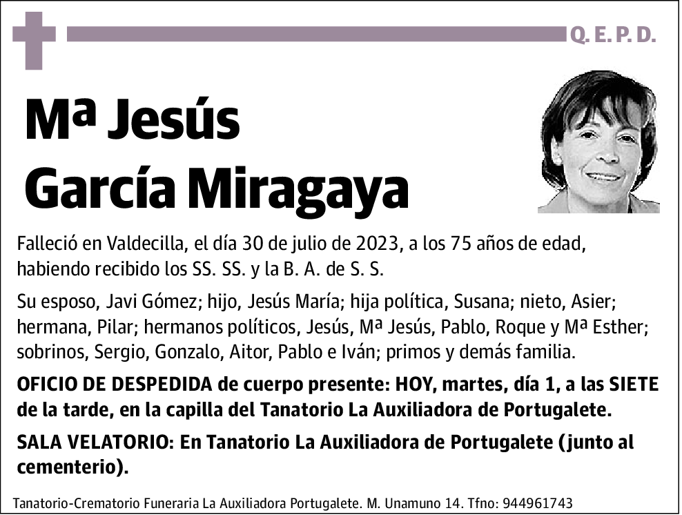 Mª Jesús García Miragaya