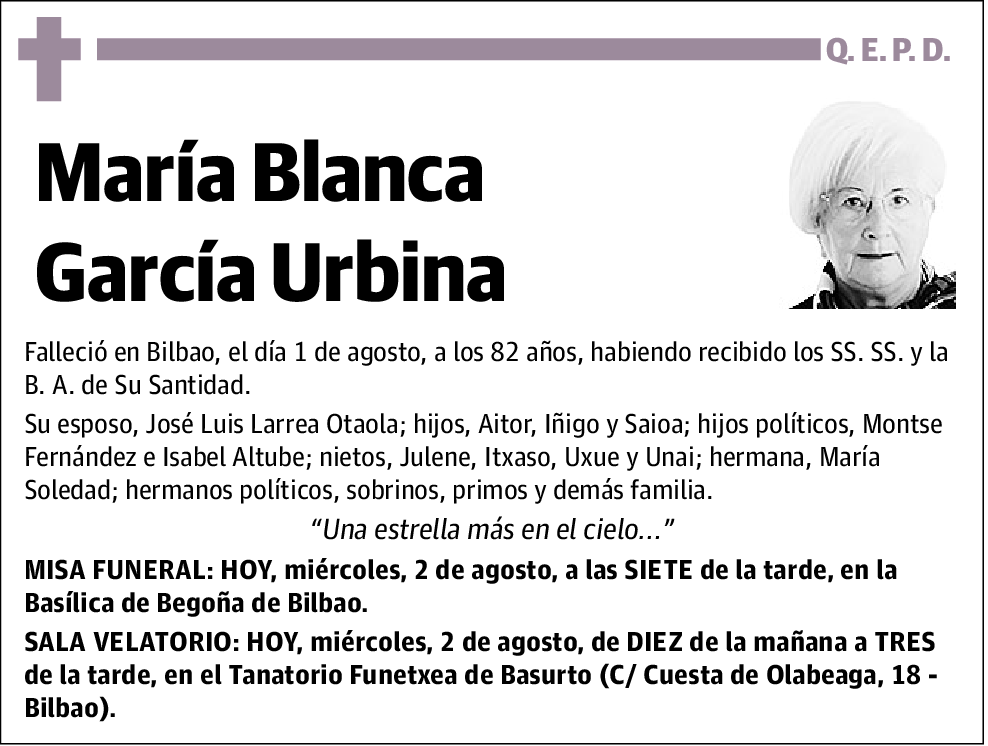 María Blanca García Urbina