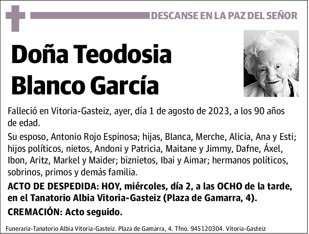 Teodosia Blanco García