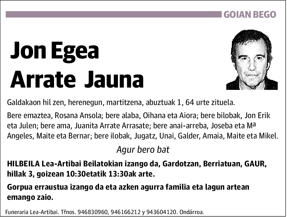 Jon Egea Arrate