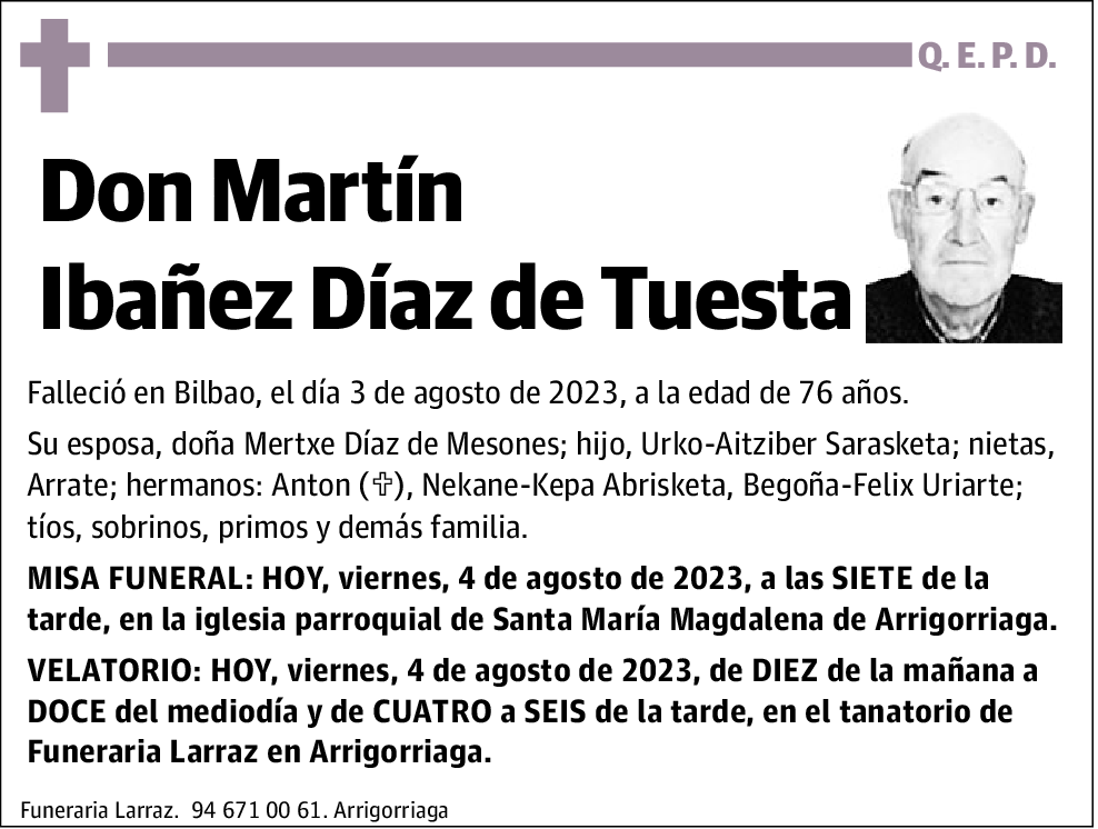 Martín Ibañez Díaz de Tuesta