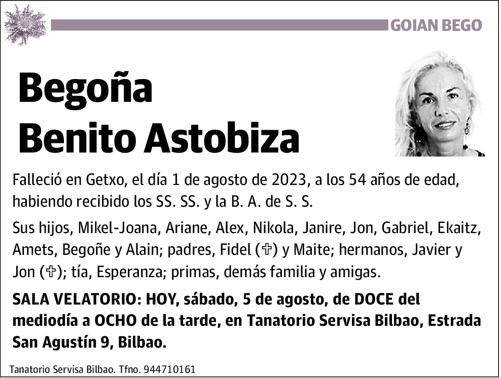 Begoña Benito Astobiza