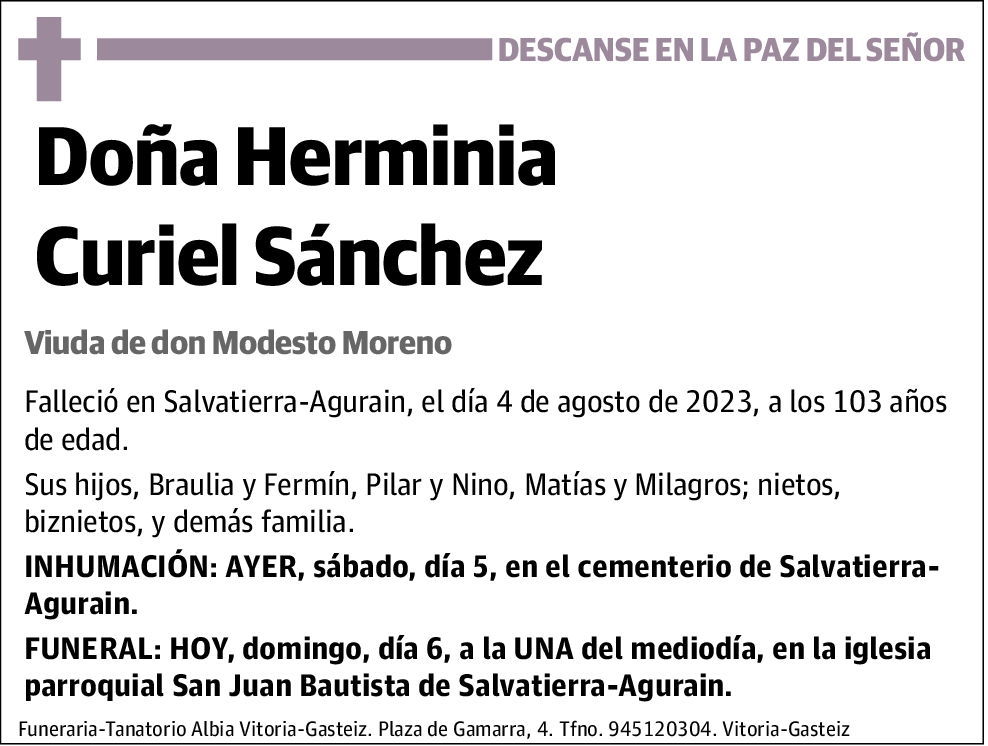 Herminia Curiel Sánchez