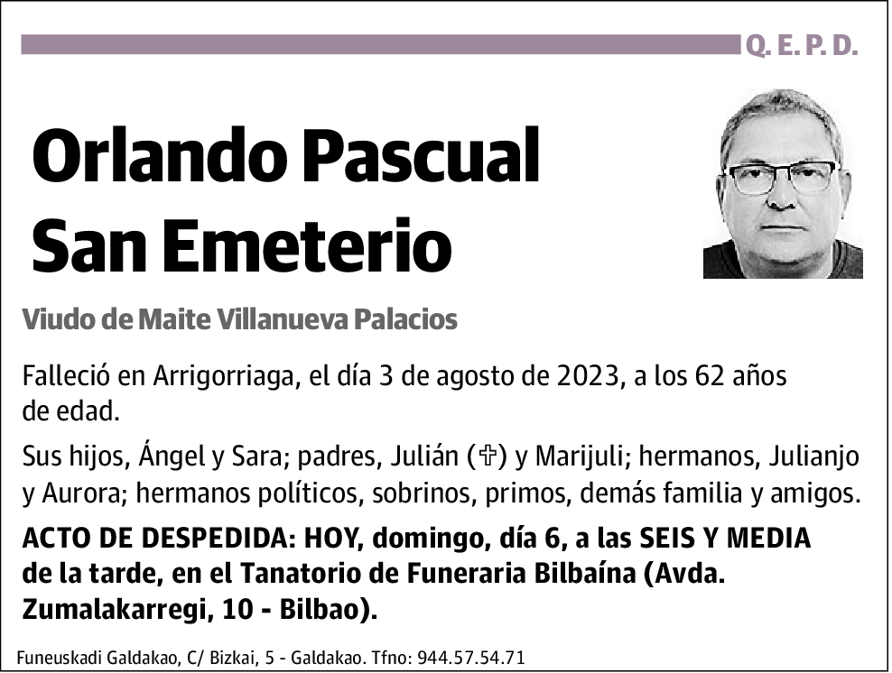 Orlando Pascual San Emeterio