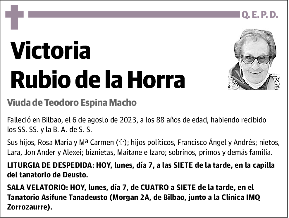 Victoria Rubio de la Horra