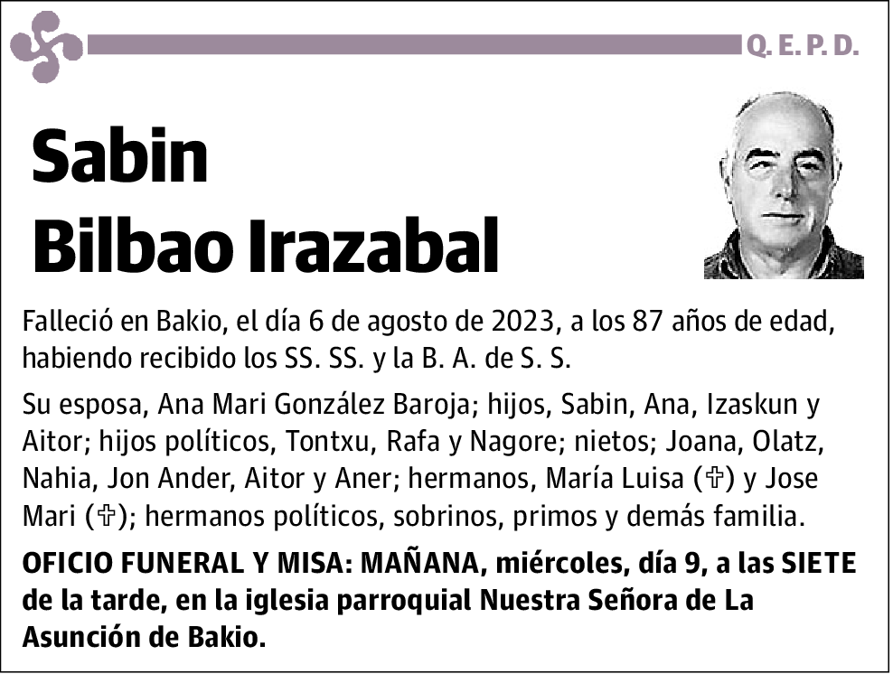 Sabin Bilbao Irazabal