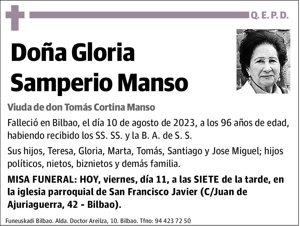 Gloria Samperio Manso