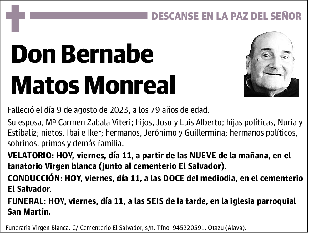 Bernabe Matos Monreal
