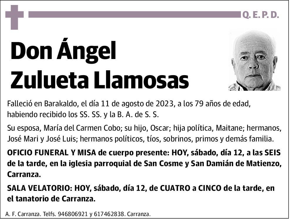 Ángel Zulueta Llamosas