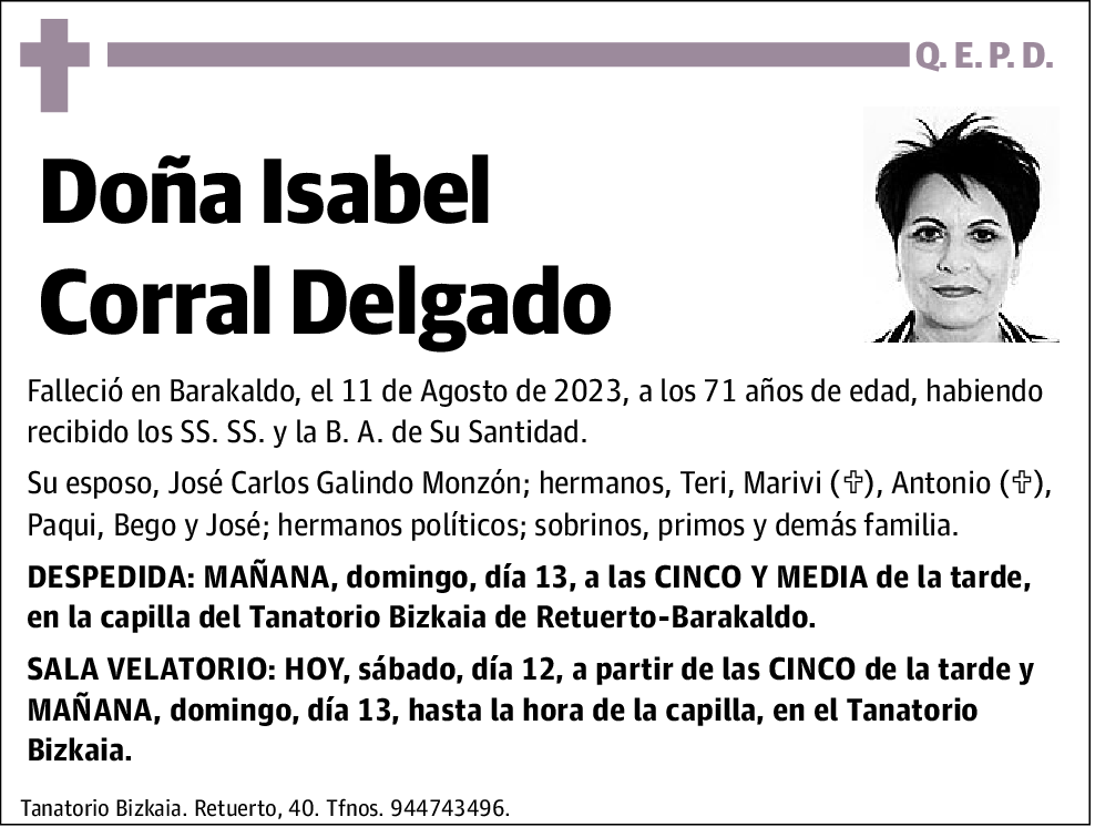 Isabel Corral Delgado