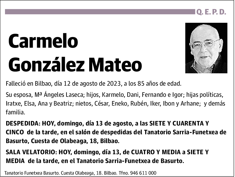 Carmelo González Mateo