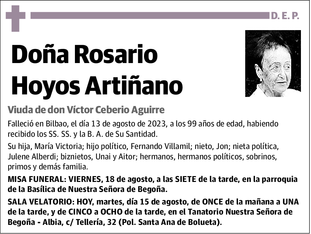 Rosario Hoyos Artiñano