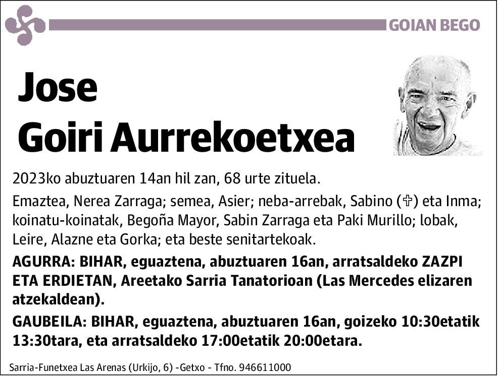 Jose Goiri Aurrekoetxea