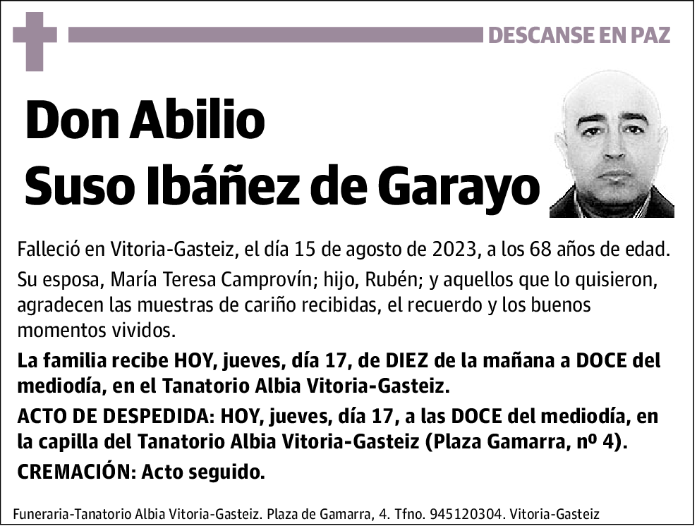 Abilio Suso Ibáñez De Garayo