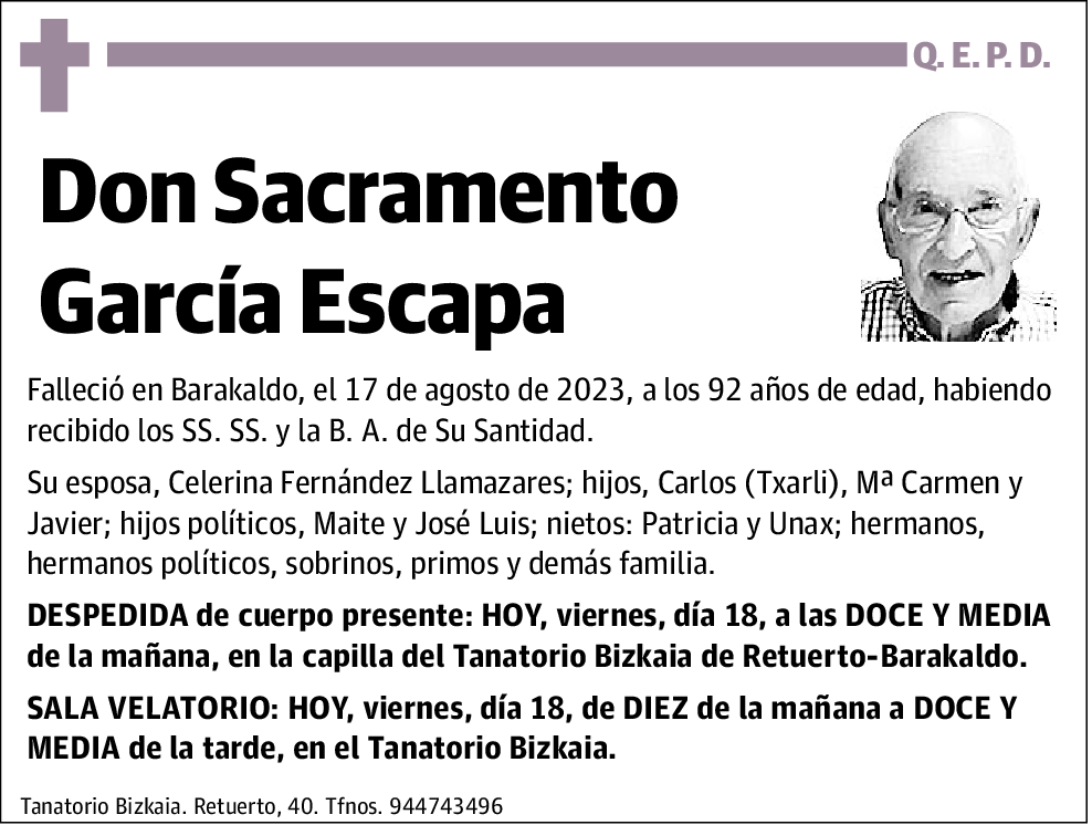 Sacramento García Escapa