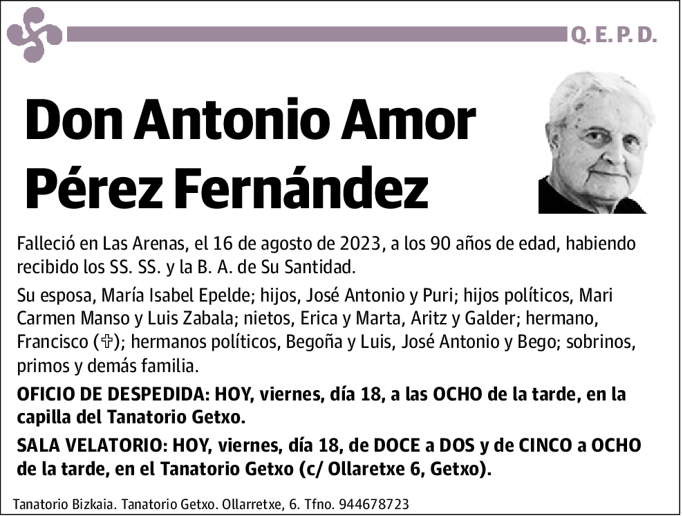 Antonio Amor Pérez Fernández