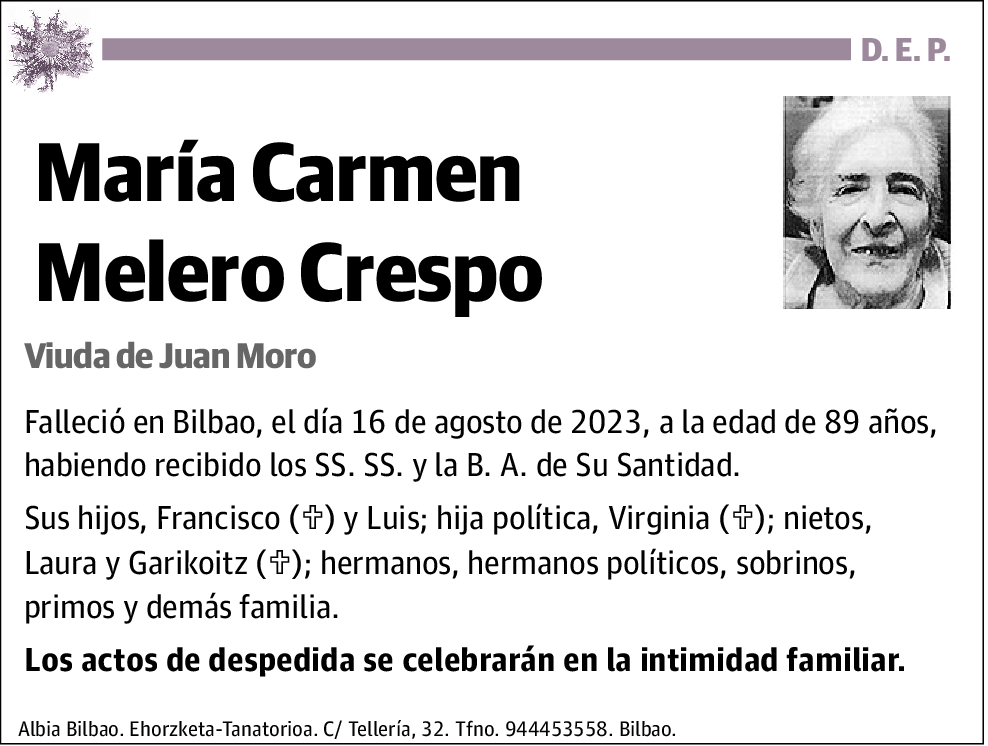 María Carmen Melero Crespo