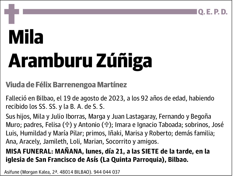 Mila Aramburu Zúñiga