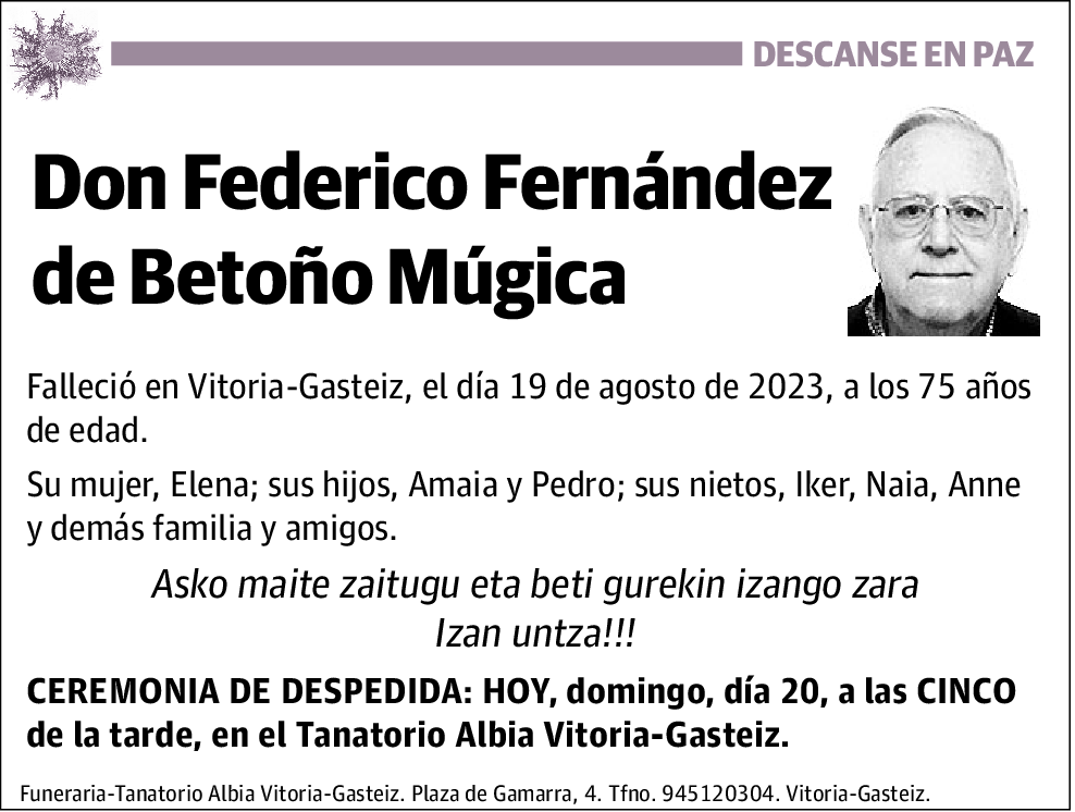 Federico Fernández de Betoño Múgica