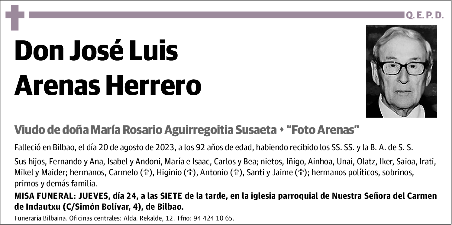 José Luis Arenas Herrero