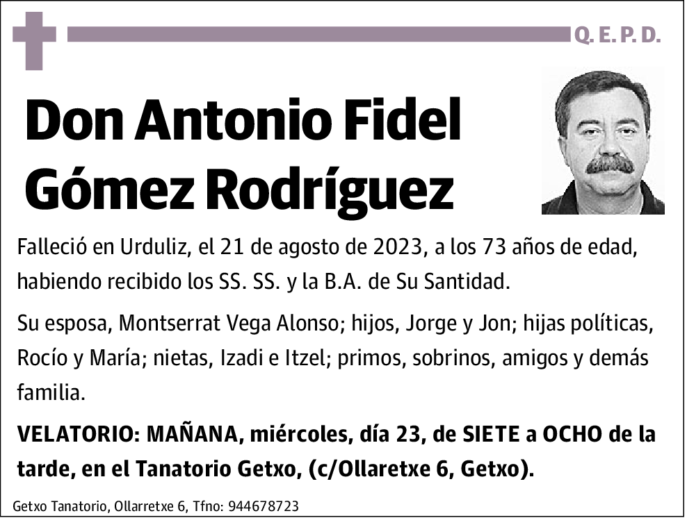 Antonio Fidel Gomez Rodriguez