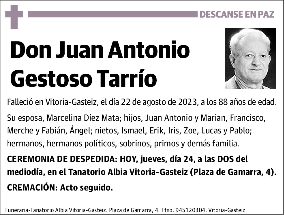 Juan Antonio Gestoso Tarrío