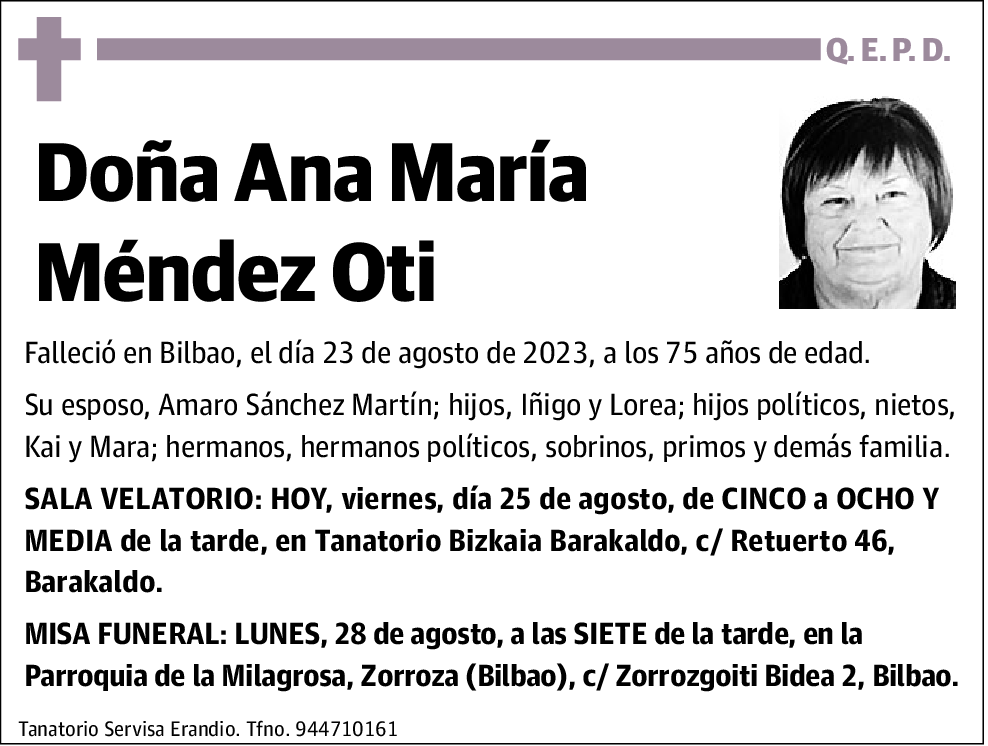 Ana María Méndez Oti