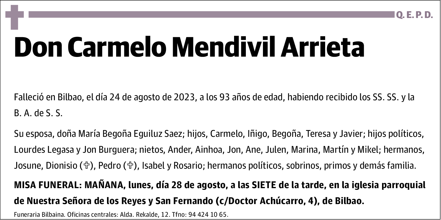 Carmelo Mendivil Arrieta