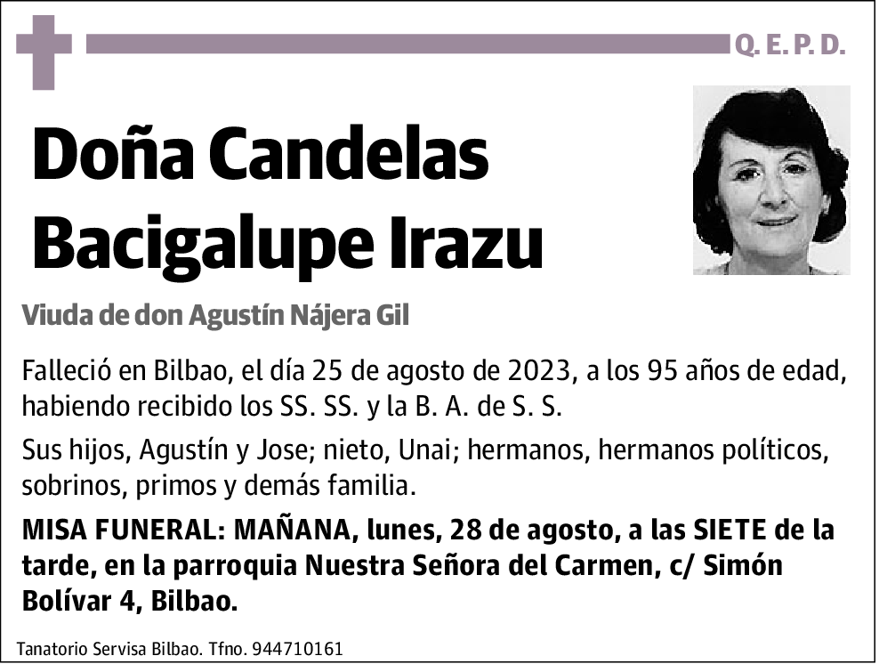 Candelas Bacigalupe Irazu