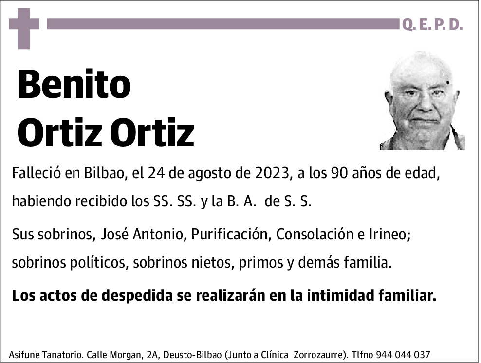 Benito Ortiz Ortiz