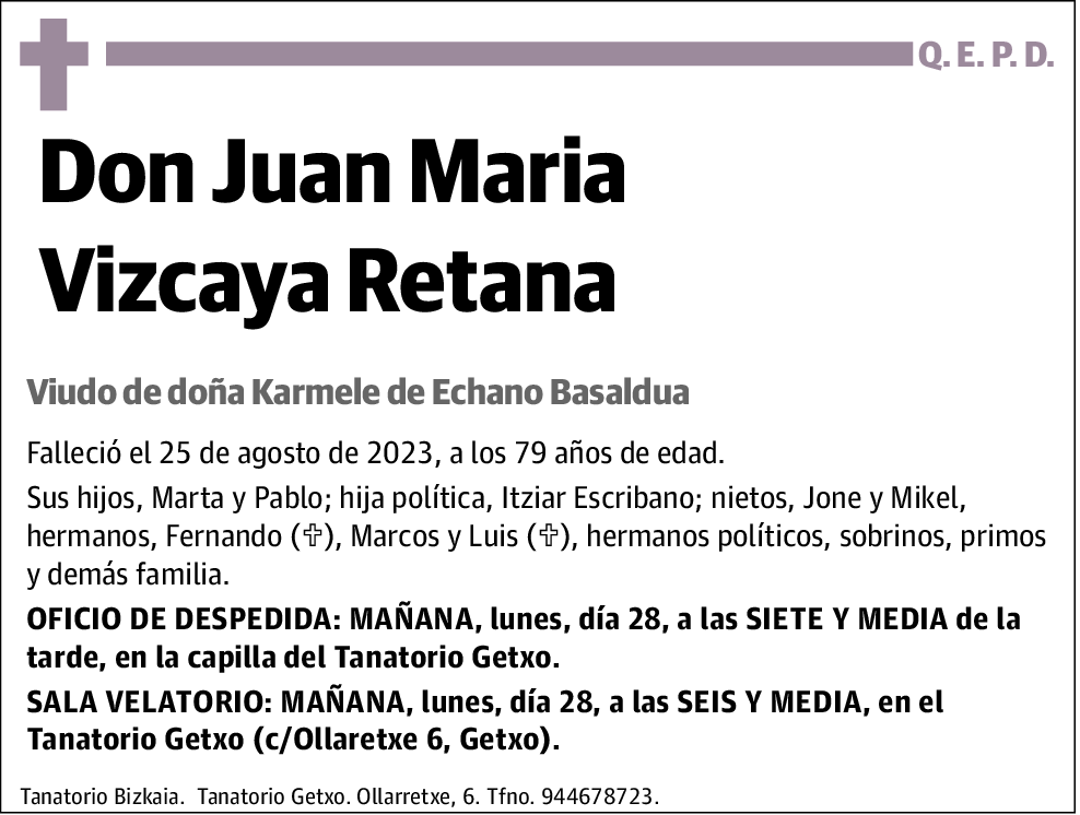 Juan Vizcaya Retana