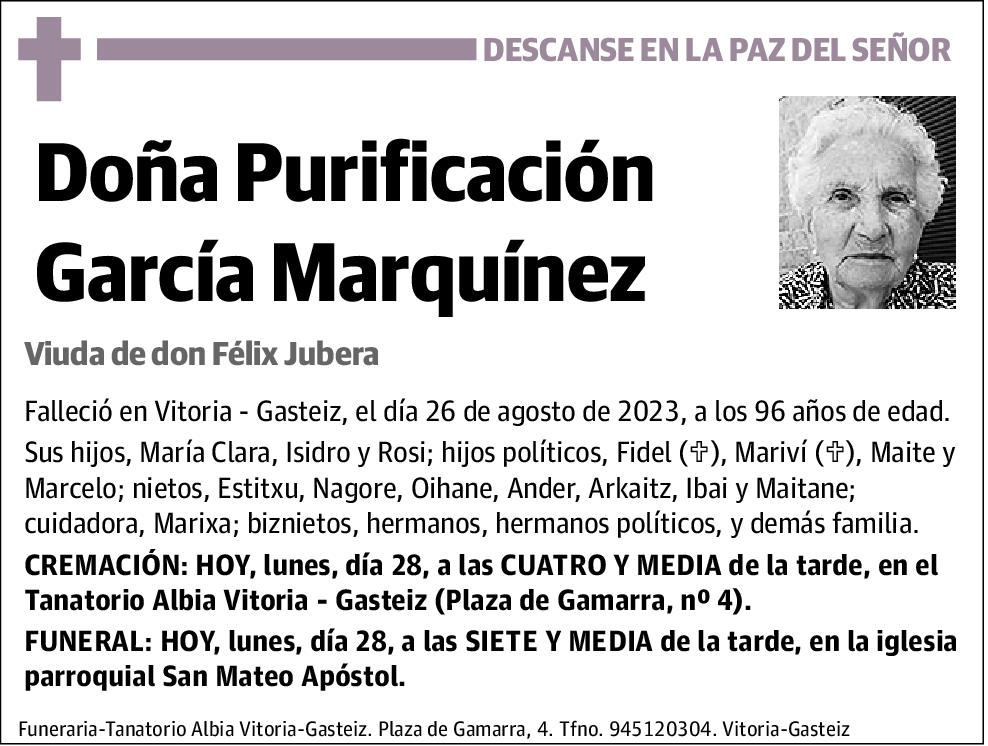 Purificación García Marquínez
