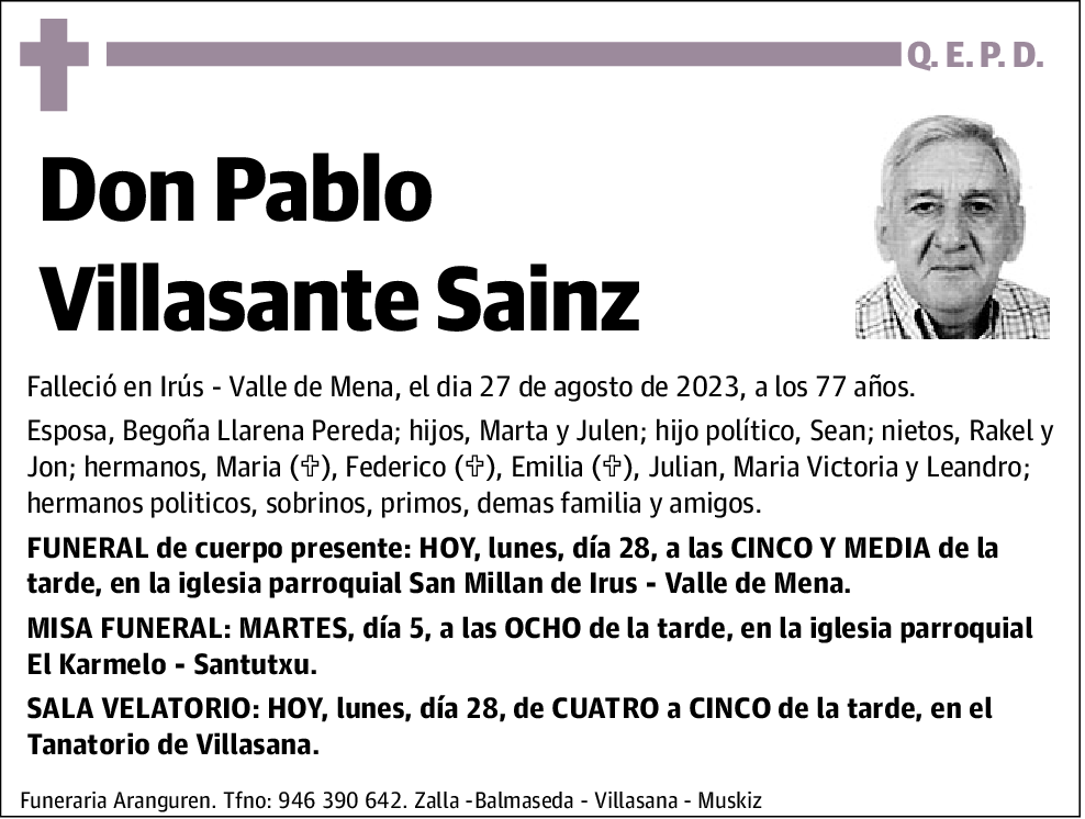 Pablo Villasante Sainz