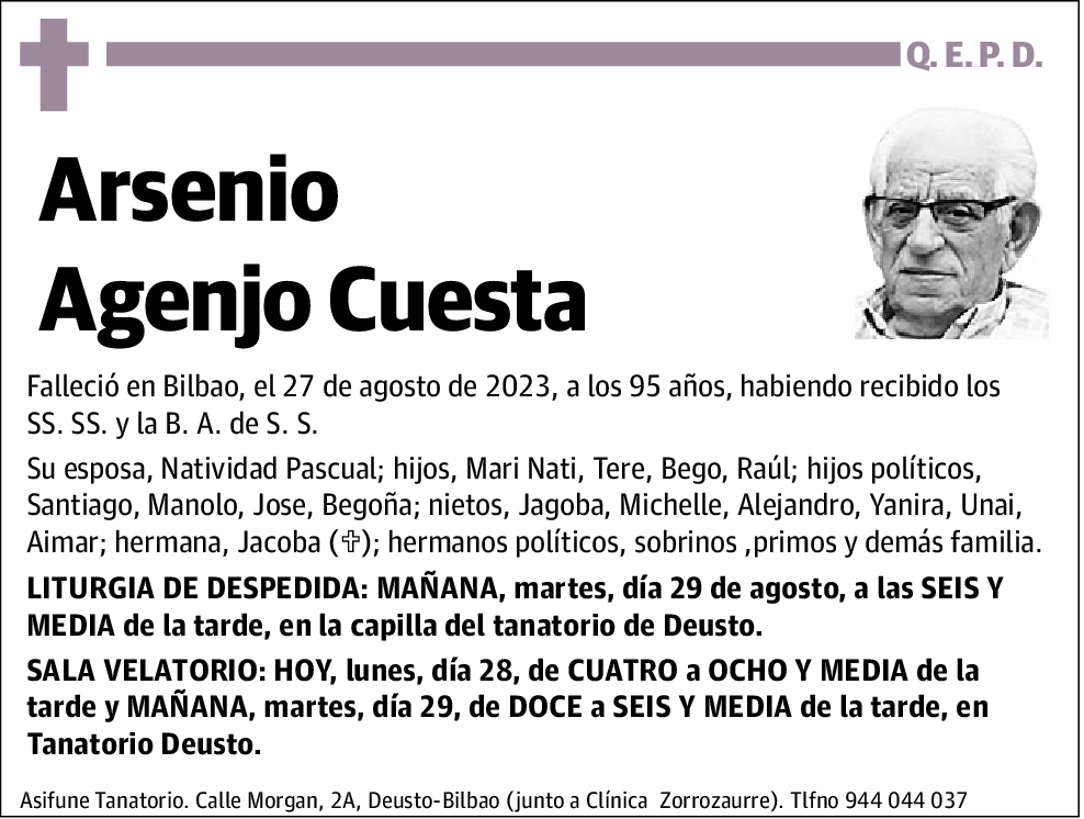 Arsenio Agenjo Cuesta