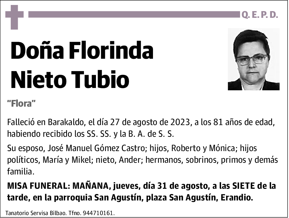 Florinda Nieto Tubio