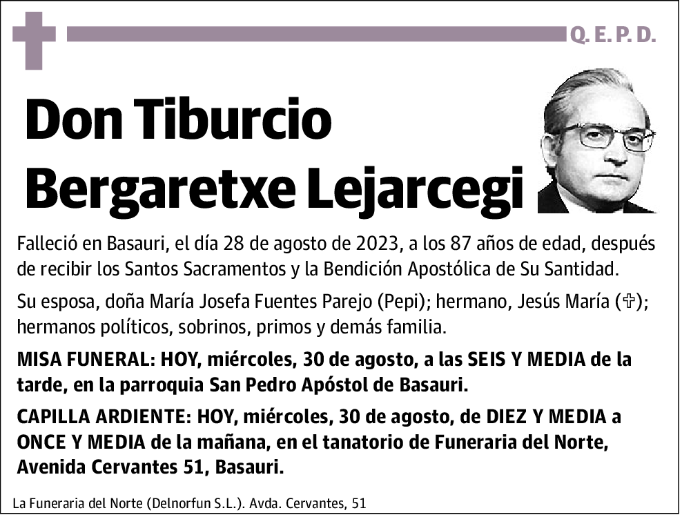 Tiburcio Bergaretxe Lejarcegi