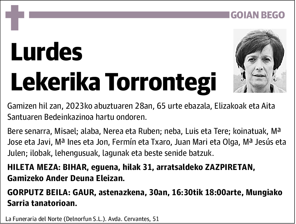 Lurdes Lekerika Torrontegi