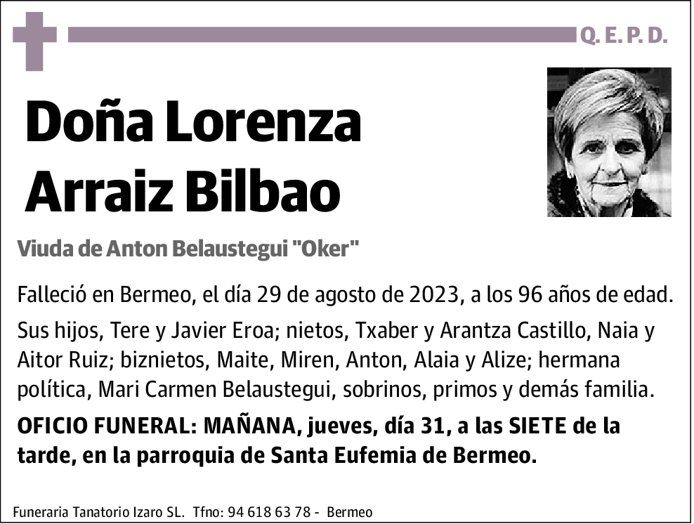 Lorenza Arraiz Bilbao