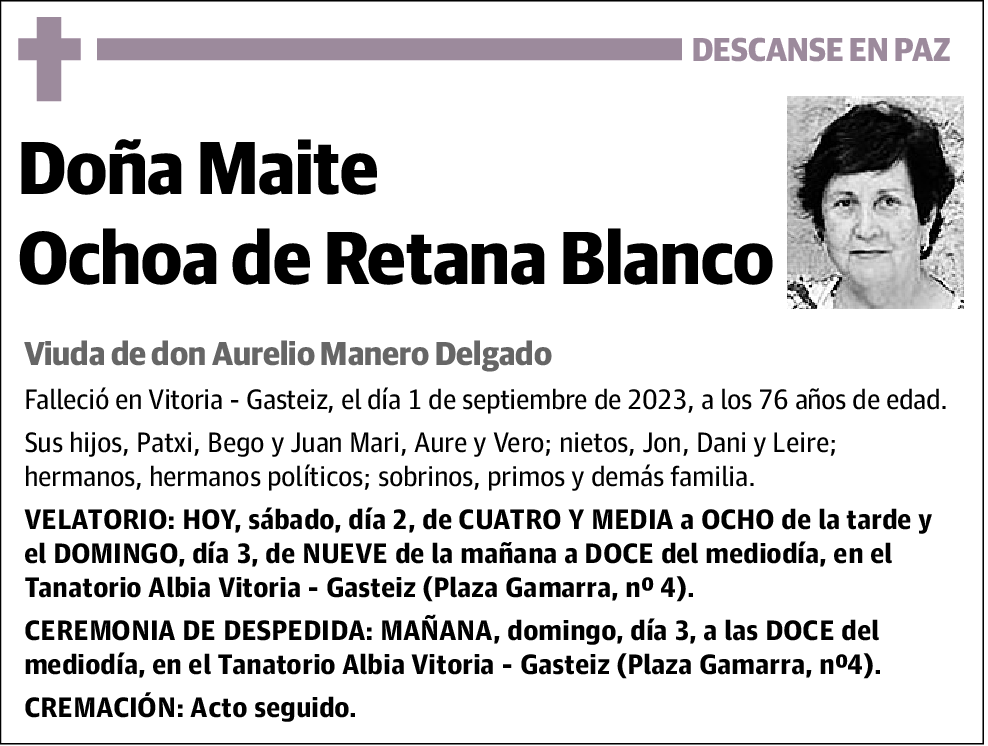 Maite Ochoa de Retana Blanco