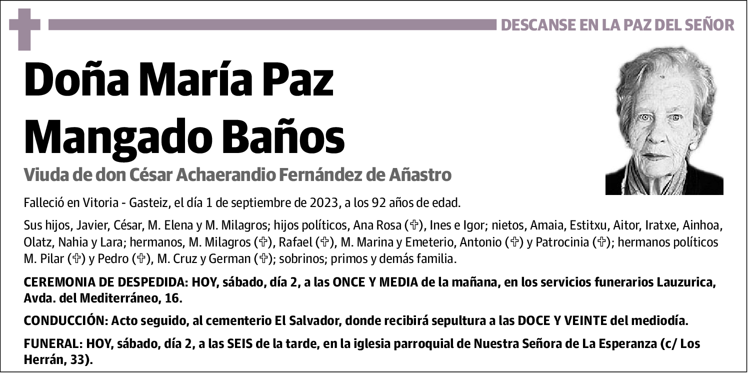 María Paz Mangado Baños