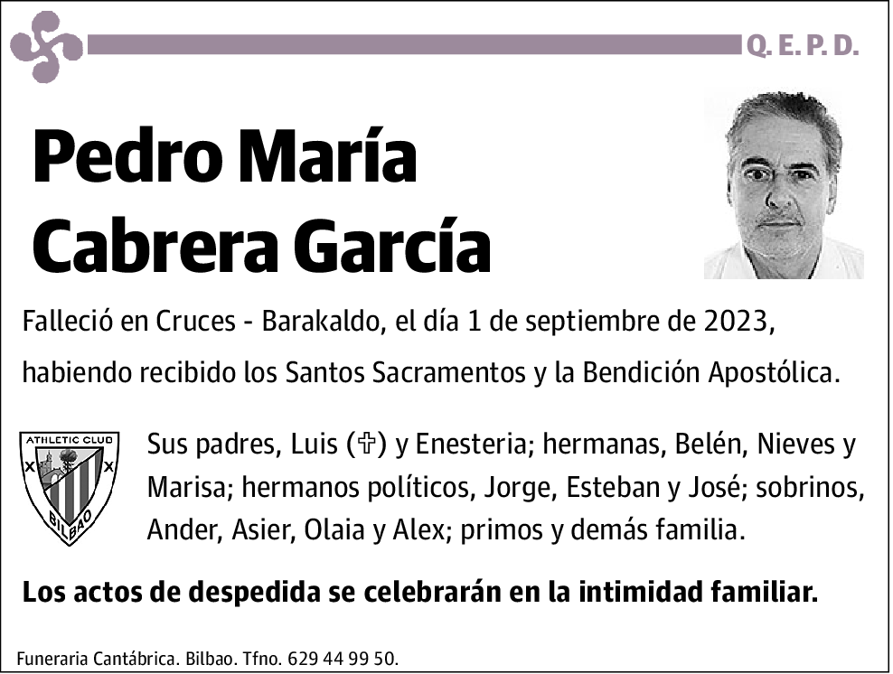 Pedro Maria Cabrera Garcia