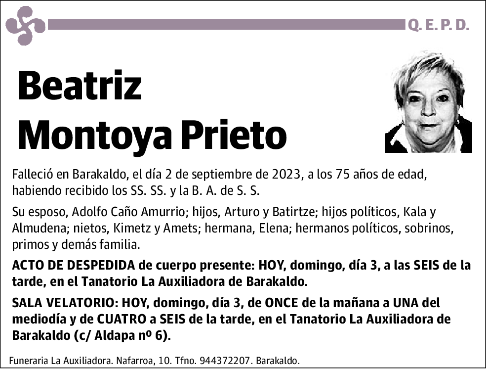 Beatriz Montoya Prieto