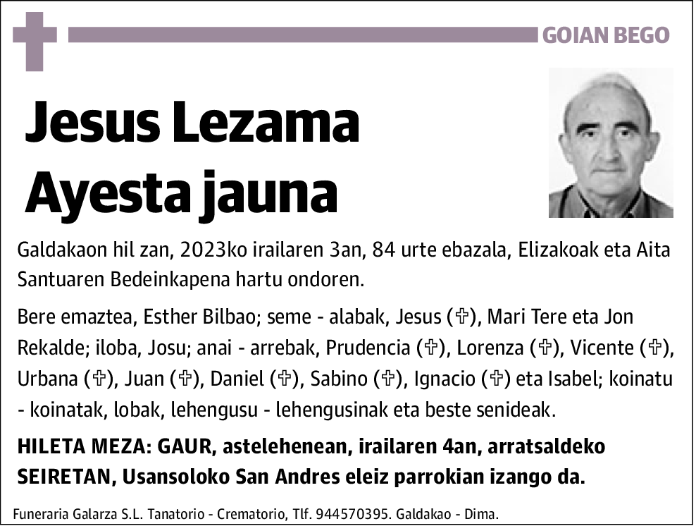 Jesus Lezama Ayesta